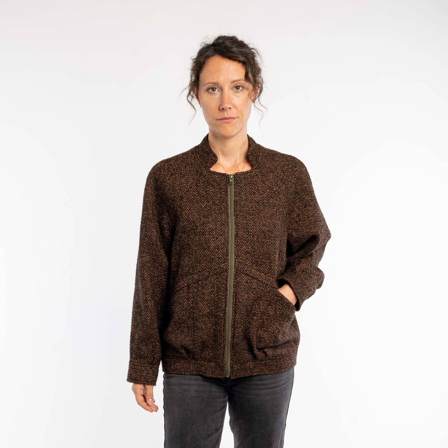 Jacke / 47 % recycelte Wolle